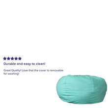 Load image into Gallery viewer, Oversized Solid Mint Green Refillable Bean Bag Chair for All Ages
