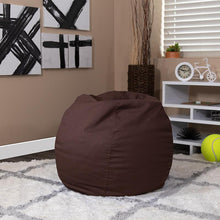 Load image into Gallery viewer, Small Solid Brown Refillable Bean Bag Chair for Kids and Teens
