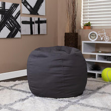 Load image into Gallery viewer, Small Solid Gray Refillable Bean Bag Chair for Kids and Teens
