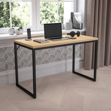 Load image into Gallery viewer, Office Computer Desk and Home Office Desk - 47" Long (Maple/Black)
