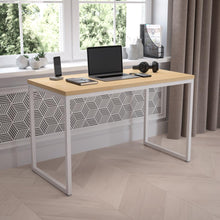 Load image into Gallery viewer, Office Computer Desk and Home Office Desk - 47" Long (Maple/White)
