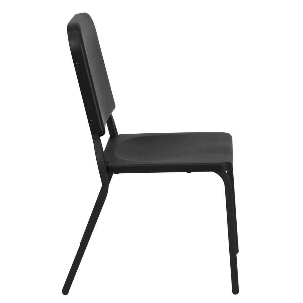 Black High Density Stackable Melody Band/Music Chair