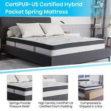 Load image into Gallery viewer, Queen Size Tufted Upholstered Platform Bed in Dark Gray Fabric
