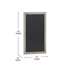 Load image into Gallery viewer, 24" x 36" Weathered Wall Mount Magnetic Chalkboard Sign
