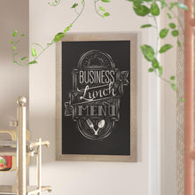 Load image into Gallery viewer, 24" x 36" Weathered Wall Mount Magnetic Chalkboard Sign
