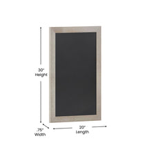 Load image into Gallery viewer, 20" x 30" Weathered Wall Mount Magnetic Chalkboard Sign
