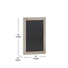 Load image into Gallery viewer, 18" x 24" Weathered Wall Mount Magnetic Chalkboard Sign
