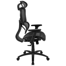 Load image into Gallery viewer, Mesh Office Chair with 2-to-1 Synchro-Tilt,  Adjustable Pivot Arms in Black
