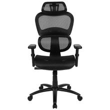 Load image into Gallery viewer, Mesh Office Chair with 2-to-1 Synchro-Tilt,  Adjustable Pivot Arms in Black
