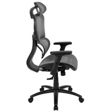 Load image into Gallery viewer, Mesh Office Chair with 2-to-1 Synchro-Tilt,  Adjustable Pivot Arms in Gray
