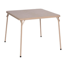 Load image into Gallery viewer, 5 Piece Tan Folding Card Table and Chair Set
