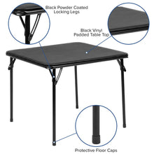 Load image into Gallery viewer, Black Folding Table
