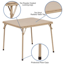 Load image into Gallery viewer, Tan Folding Table
