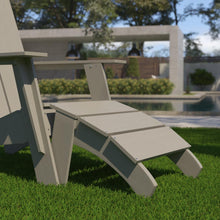 Load image into Gallery viewer, Modern Adirondack Ottoman for year round use
