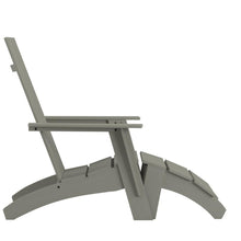 Load image into Gallery viewer, Modern Indoor/Outdoor Adirondack Chair and Matching Footrest
