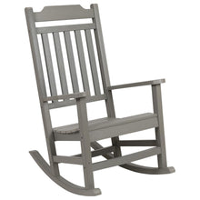 Load image into Gallery viewer, Mahogany Poly Resin Rocking Chair for Indoor or Outdoor Use
