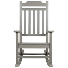 Load image into Gallery viewer, Mahogany Poly Resin Rocking Chair for Indoor or Outdoor Use
