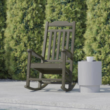 Load image into Gallery viewer, Red Poly Resin Rocking Chair for Indoor or Outdoor Use
