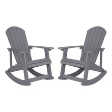 Load image into Gallery viewer, Adirondack Rocking Chair in Gray - Set of 2
