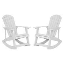 Load image into Gallery viewer, Adirondack Rocking Chair in White - Set of 2
