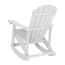 Load image into Gallery viewer, Adirondack Rocking Chair with Rust Resistant Stainless Steel Hardware in White
