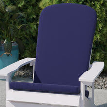 Load image into Gallery viewer, Set of 2 All Weather High Back Adirondack Chair Cushions - Blue
