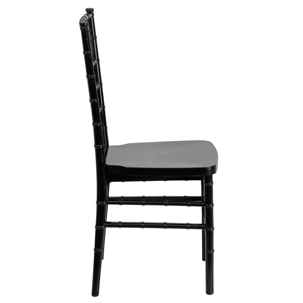 PREMIUM Black Resin Stacking Chiavari Chair