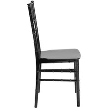 Load image into Gallery viewer, Black Resin Stacking Chiavari Chair
