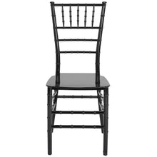 Load image into Gallery viewer, Black Resin Stacking Chiavari Chair
