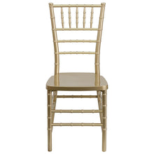 Load image into Gallery viewer, PREMIUM Gold Resin Stacking Chiavari Chair
