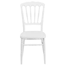 Load image into Gallery viewer, White Resin Stacking Napoleon Chair
