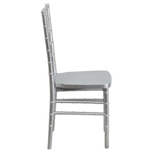 Load image into Gallery viewer, PREMIUM Silver Resin Stacking Chiavari Chair
