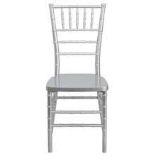 Load image into Gallery viewer, PREMIUM Silver Resin Stacking Chiavari Chair
