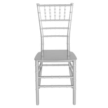 Load image into Gallery viewer, Silver Resin Stacking Chiavari Chair
