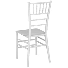 Load image into Gallery viewer, White Resin Stacking Chiavari Chair
