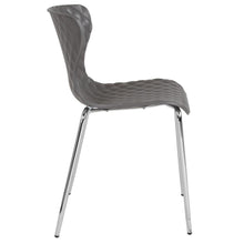 Load image into Gallery viewer, Contemporary Design Gray Plastic Stack Chair
