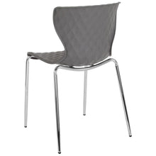 Load image into Gallery viewer, Contemporary Design Gray Plastic Stack Chair
