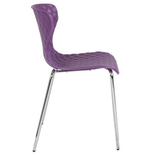 Load image into Gallery viewer, Contemporary Design Purple Plastic Stack Chair

