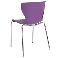 Load image into Gallery viewer, Contemporary Design Purple Plastic Stack Chair
