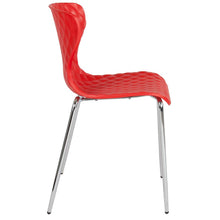 Load image into Gallery viewer, Contemporary Design Red Plastic Stack Chair
