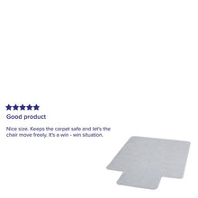 Load image into Gallery viewer, 45'' x 53'' Carpet Chair Mat with Lip
