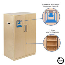 Load image into Gallery viewer, Children's Wooden Kitchen Refrigerator
