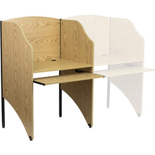 Load image into Gallery viewer, Study Carrel in Oak Finish
