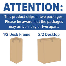Load image into Gallery viewer, Electric Height Standing Desk - Table Top 48" Wide - 24" Deep (Mahogany)
