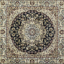 Load image into Gallery viewer, Medallion Motif 7' x 7' Square Area Rug for Living Room or Bedroom
