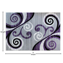 Load image into Gallery viewer, Contemporary 5' x 7' Accent Rug for Indoor Use
