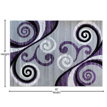 Load image into Gallery viewer, Contemporary 8' x 10' Accent Rug for Indoor Use
