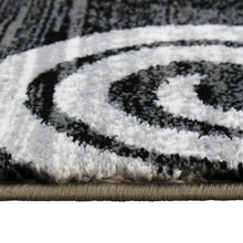 Load image into Gallery viewer, 2' x 7' Gray Swirl Olefin Area Rug for Entryway, Living Room, Bedroom
