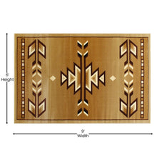 Load image into Gallery viewer, Southwestern 6' x 9' Brown Area Rug - Olefin Rug
