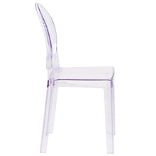 Load image into Gallery viewer, Ghost Chair with Oval Back in Revna Transparent Crystal
